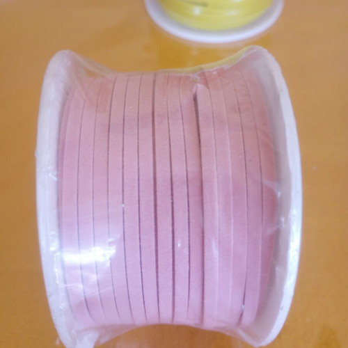 Suede Cord Ribbon Set 4 Pieces 50m New