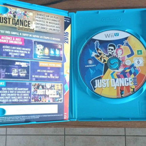 Just Dance 2016 Nintendo Wii U game like new