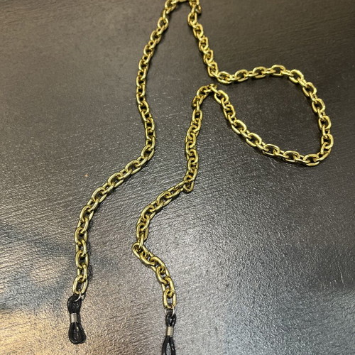 Eyeglass chain gold steel like new