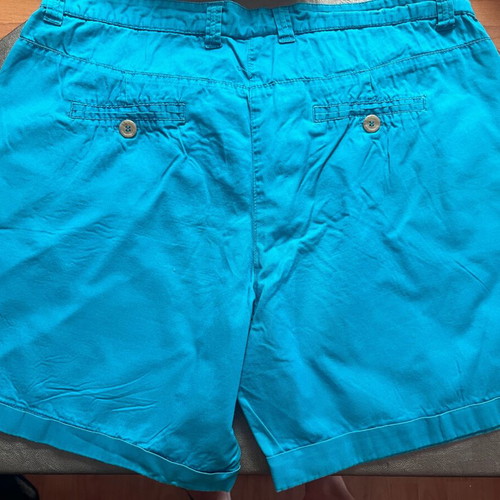 Outfit shorts XL 42 turquoise used, cotton stretch fabric