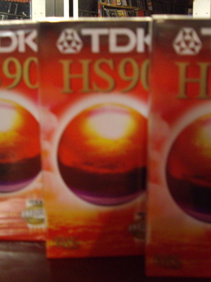 Βιντεοκασετες σφραγισμένες TDK HS 90 VHS 90 λεπτών
