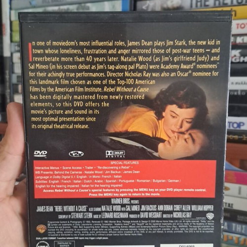 Rebel Without a Cause DVD like new, subtitled action drama