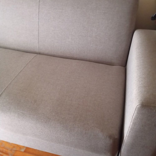 Three-seater sofa with storage and semi-double bed