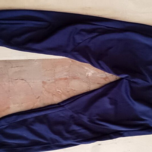 Zeus football tracksuit pants, size L, blue