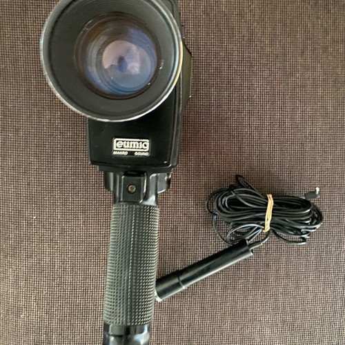 Vintage camera Eumig used with microphone, collector's item