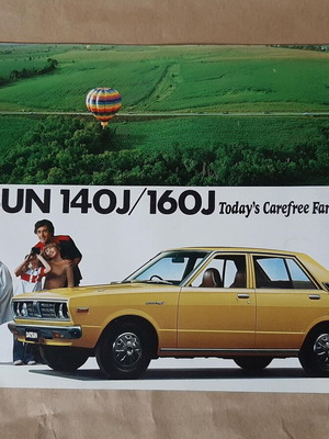 Διαφημιστική μπροσούρα DATSUN 140J/160J μεταχειρισμένη