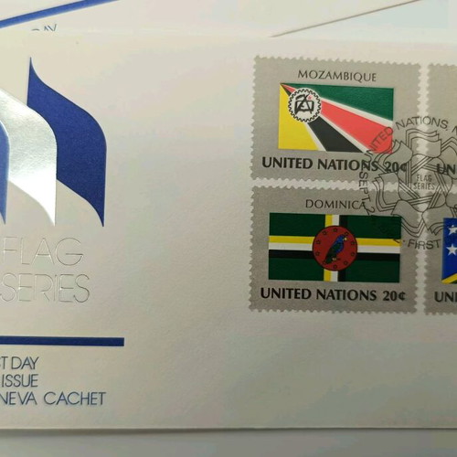 Pack of 4 United Nations First Day Covers 1982 new