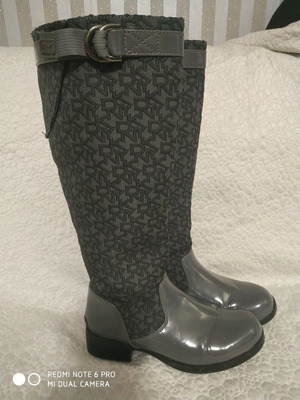 DKNY boots used, gray, size 36, original