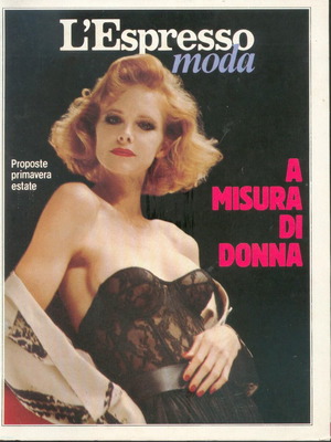 L' Espresso Moda March 1987 magazine like new