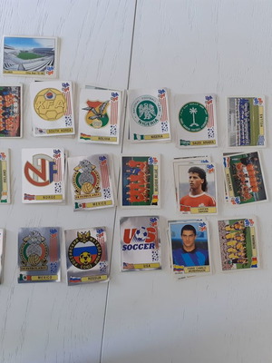 84 World Cup Stickers USA 1994 (PANINI) in excellent condition