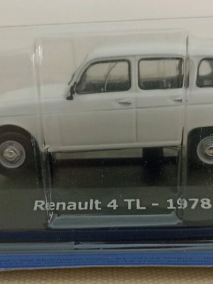 Unforgettable Cars Renault 4 TL 1978 1:43 model new
