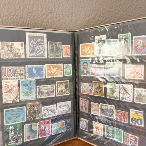 Stamp collection like new with album from 1950 to 2000