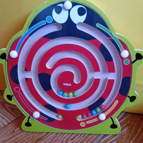 Viga magnetic labyrinth game used