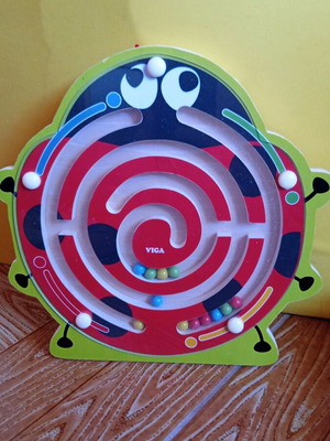 Viga magnetic labyrinth game used