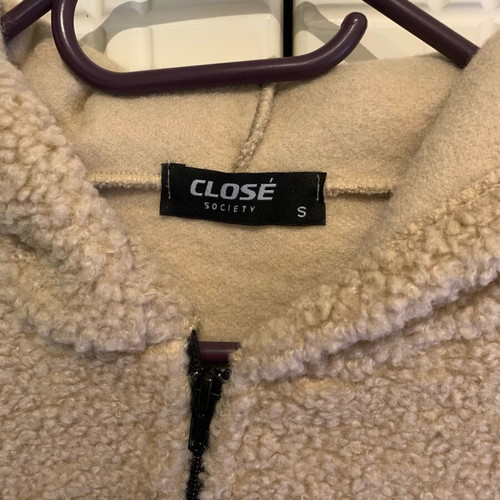 Jacket coat new, beige, size S