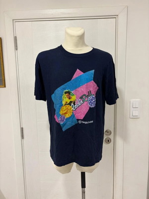 Sergio Tacchini Vintage 90s Μεγάλο T-Shirt Κατασκευασμένο στην Ιταλία Rock N Roll Elvis
