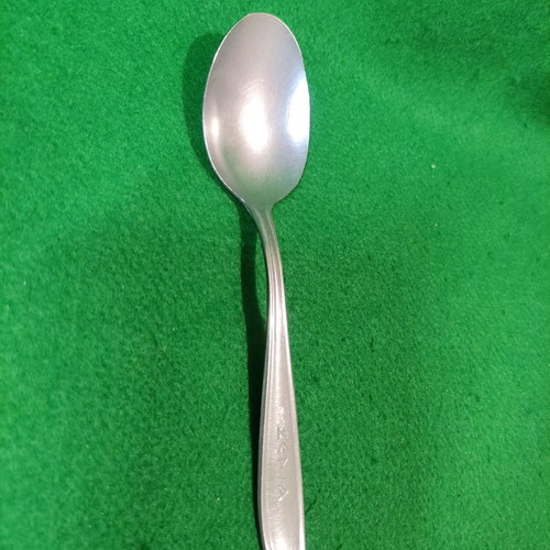 Xenia 1968 soup spoon used, Afentakis Rostfrei