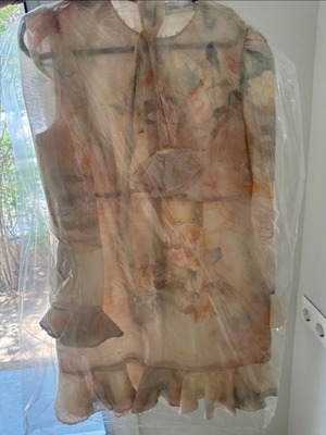 Zimmermann Crush Flower μίνι φόρεμα σε εκρού με floral μοτίβο, AU 2 / UK 12
