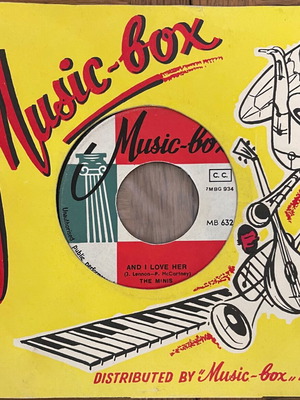 The Minis And I Love Her Girl 45 used vinyl record