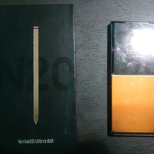 S20 Note Ultra used with damaged screen, 12 RAM 256GB