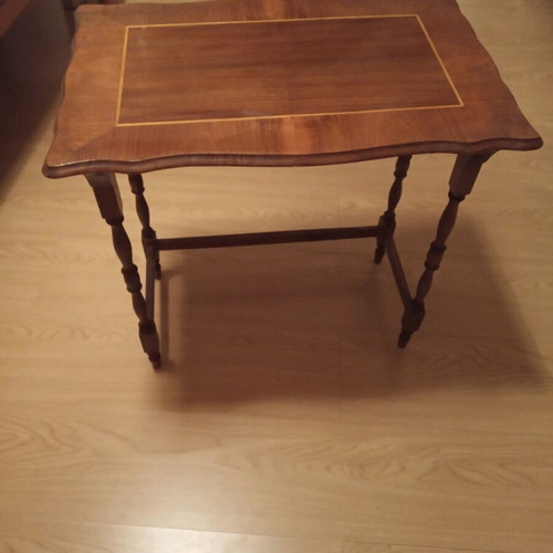 Vintage table used, 55×35 cm, height 54 cm