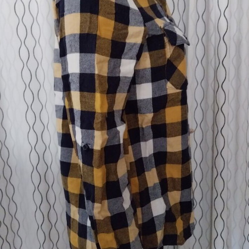 Flannel shirt multicolor, like new, sizes M and L