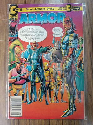 Armor issue 11 used, Continuity Comics