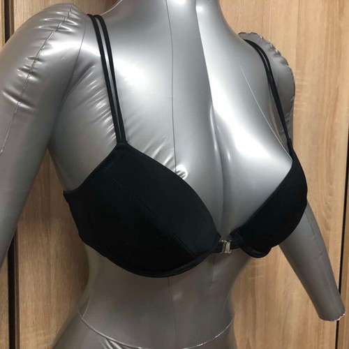 Flash Lights bra like new, size S/A-80, black and silver