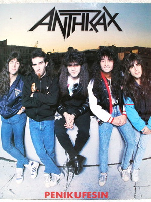 Anthrax Penikufesin βινύλιο 12" μεταχειρισμένο, Metal