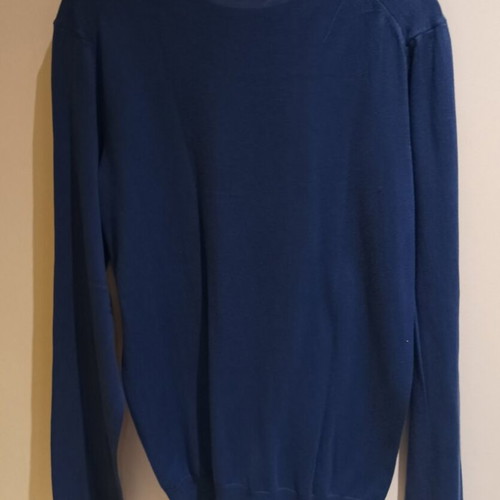 United Colors of Benetton men's sweater used, blue, size Large