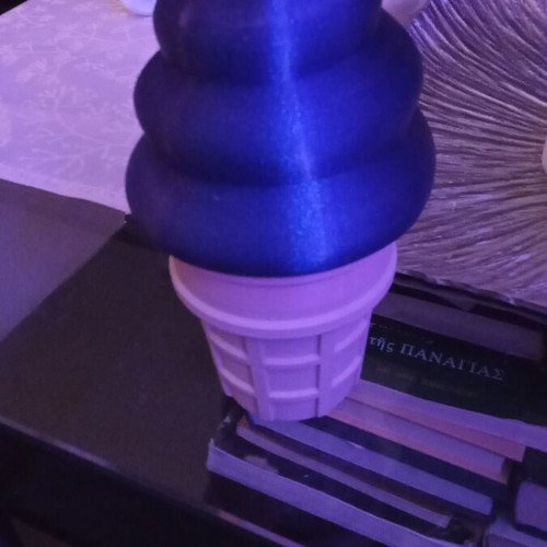 Pop art ice cream storage container