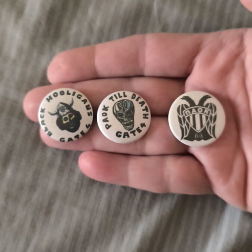 PAOK badges from the 90s like new, pack of 57