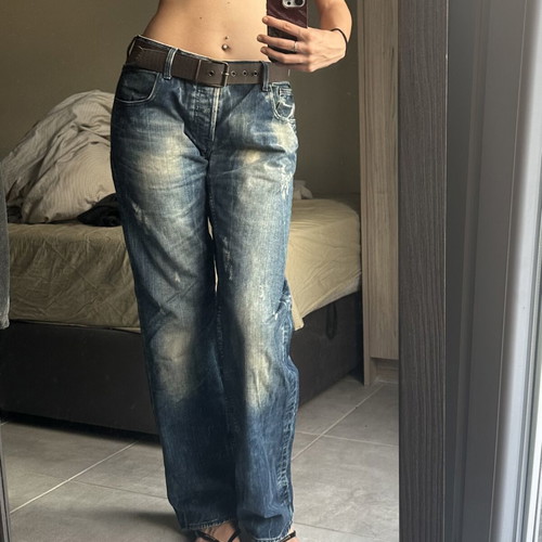 Low Rise Blue Denim Jeans Like New