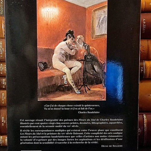 Les Fleurs du Mal Baudelaire hardcover like new, French language