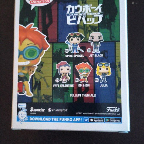 Funko Pop Edward & Ein από Cowboy Bebop καινούργιο