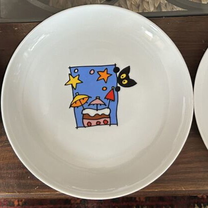 D.E. Judith Rigter plates set of 3 like new