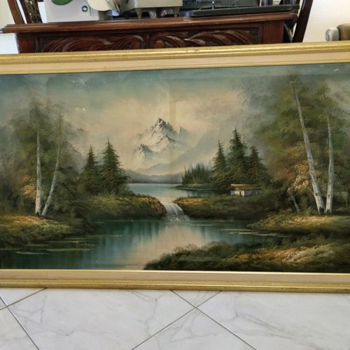 Painting like new, large with dimensions 1.31x0.72