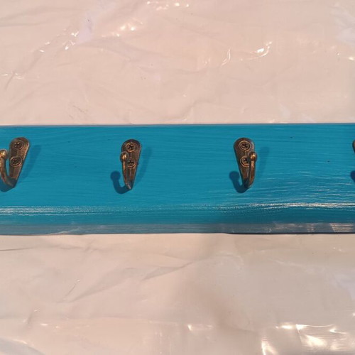 Handmade wooden hanger for keys and small items 40 cm