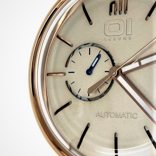 01 The One White Rose Gold Automatic Men's Watch New