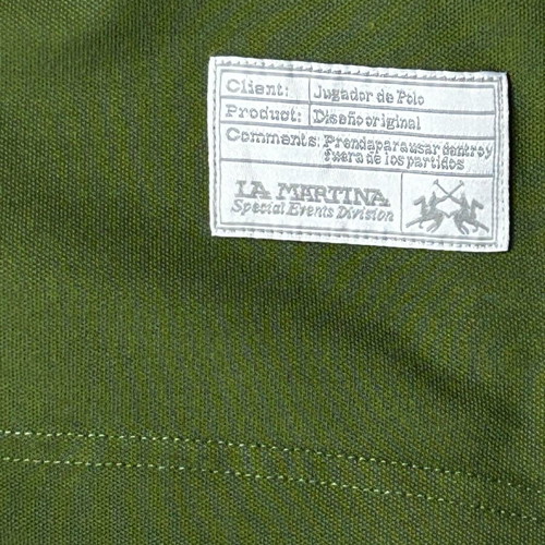 La Martina Polo t-shirt used, size XXL, green