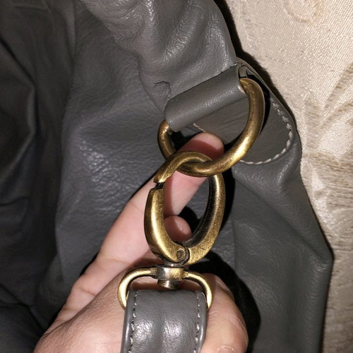 SITA MURT leather grey shoulder bag used with minor defect