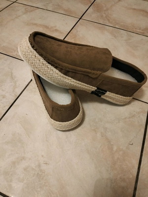 Men's castor shoes new, size 41, beige brown