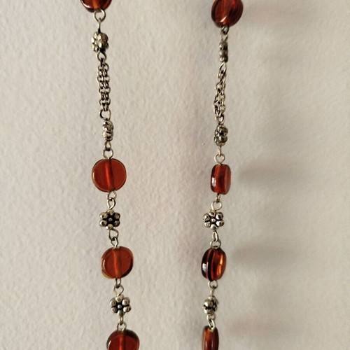 Vintage necklace brown color like new