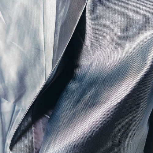 Italian groom suit silver S new