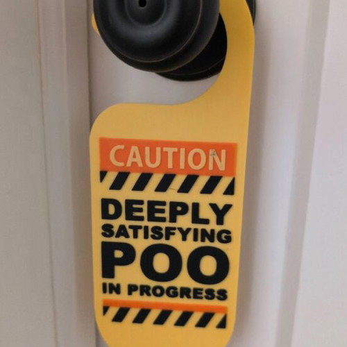 Do Not Disturb Door Hanger with Unique Design for Bathroom new