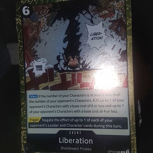 Liberation One Piece OP10 Rare Event Foil card