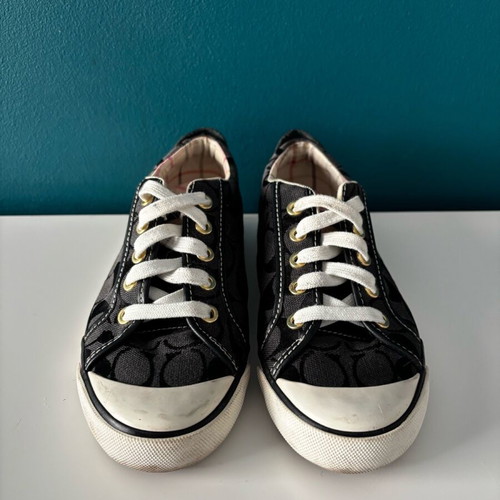 Coach athletic shoes like new, black, size 37