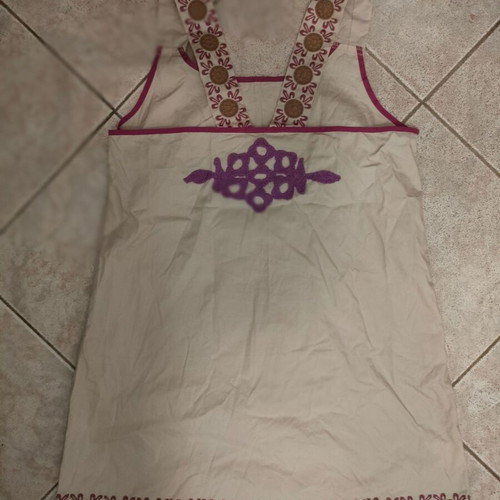 Rosalita Mc Gee dress new, cotton, boho style, beige multicolor