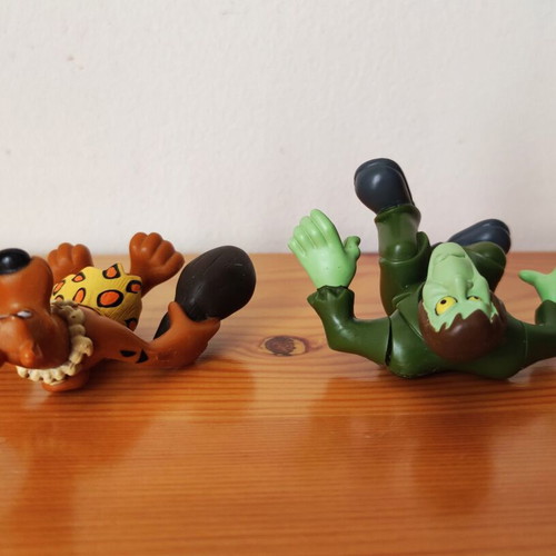 Scooby-Doo! Mystery Mates Stone Age Scooby & Creeper toy figures Hanna Barbera 2008