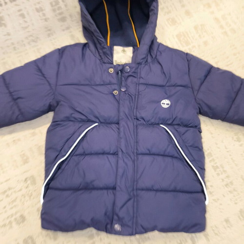 Timberland kids puffer jacket with hood like new, 4 years old